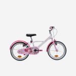 Bicicleta Infantil 16 Btwin 500 Doctor Girl Blanca Rosa